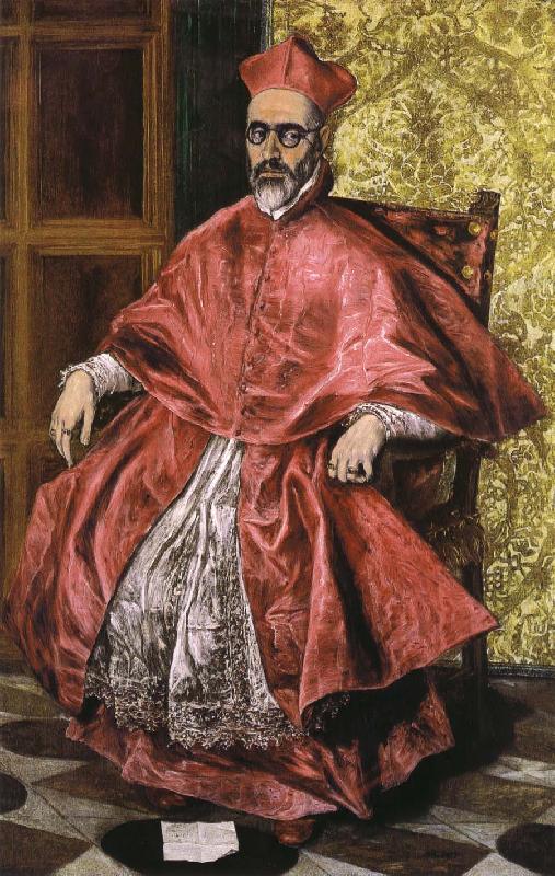 El Greco A Cardinal oil painting image
